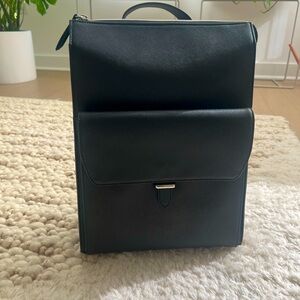 Samsonite Executive Leather Convertible Backpack - fits laptop